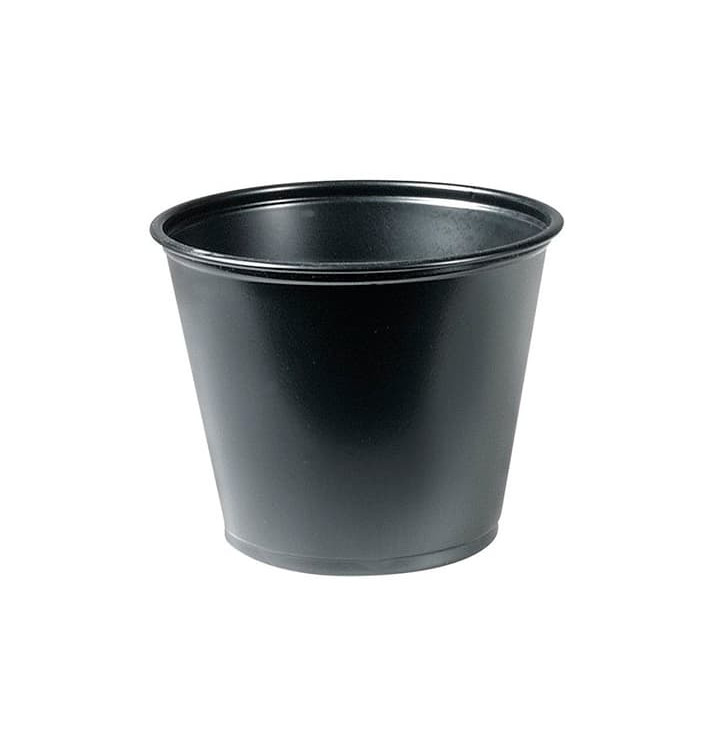 Copo para Molhos PP Preto 165ml Ø7,3cm (2500 Uds) Copo para Molhos PP Preto 165ml Ø7,3cm (2500 Uds)