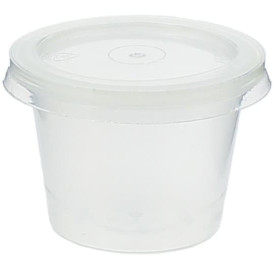 Copo para Molhos PP Trans com Tampa 33ml (100 Uds)