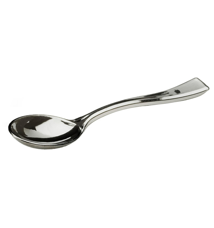 Colher de Plastico Metalizado 13 cm (1.000 Unidades) Colher de Plastico Metalizado 13 cm (1.000 Unidades)