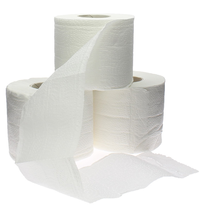 Rolo Higiênico Doméstico Branco 36m (6 Uds) Rolo Higiênico Doméstico Branco 36m (6 Uds)