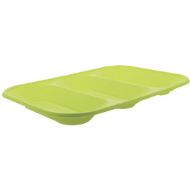 Bandeja Plastico PP "X-Table" 3C Limão 330x230mm (2 Unidades)