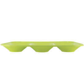 Bandeja Plastico PP "X-Table" 3C Limão 330x230mm (2 Unidades)