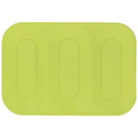 Bandeja Plastico PP "X-Table" 3C Limão 330x230mm (2 Unidades)