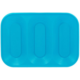 Bandeja Plastico PP "X-Table" 3C Turquesa 330x230mm (2 Unidades)