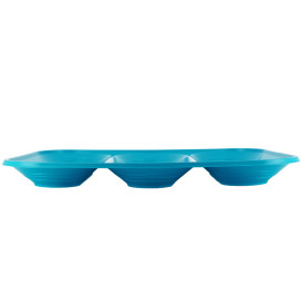 Bandeja Plastico PP "X-Table" 3C Turquesa 330x230mm (30 Unidades)