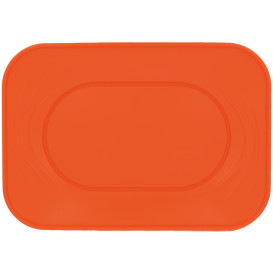 Bandeja Plastico PP "X-Table" Laranja 330x230mm (2 Unidades)