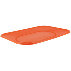 Bandeja Plastico PP "X-Table" Laranja 330x230mm (60 Unidades)