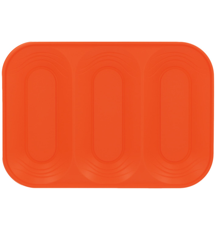 Bandeja Plastico PP "X-Table" 3C Laranja 330x230mm (2 Unidades) Bandeja Plastico PP "X-Table" 3C Laranja 330x230mm (2 Unidades)