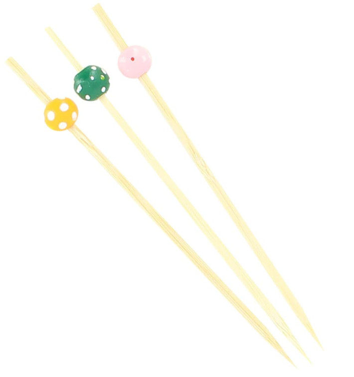 Pick Bambu "Punteado" Cores Sortidas 120mm (200 Unidades) Pick Bambu "Punteado" Cores Sortidas 120mm (200 Unidades)