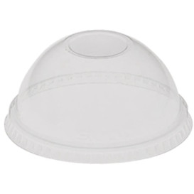 Tampa Cúpula Fechada PET Cristal Ø9,2cm (1000 Uds)