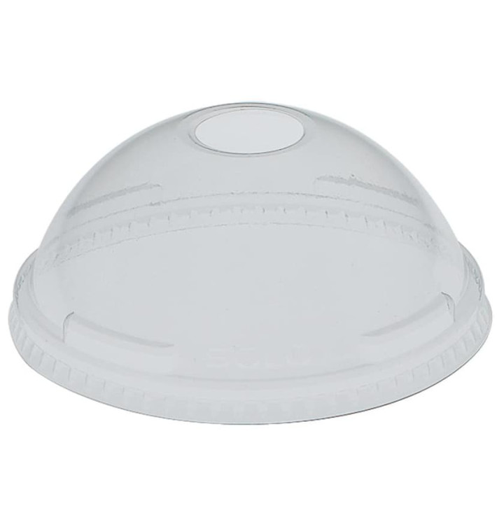 Tampa Cúpula Perfurada PET Cristal Ø9,2cm (100 Uds) Tampa Cúpula Perfurada PET Cristal Ø9,2cm (100 Uds)