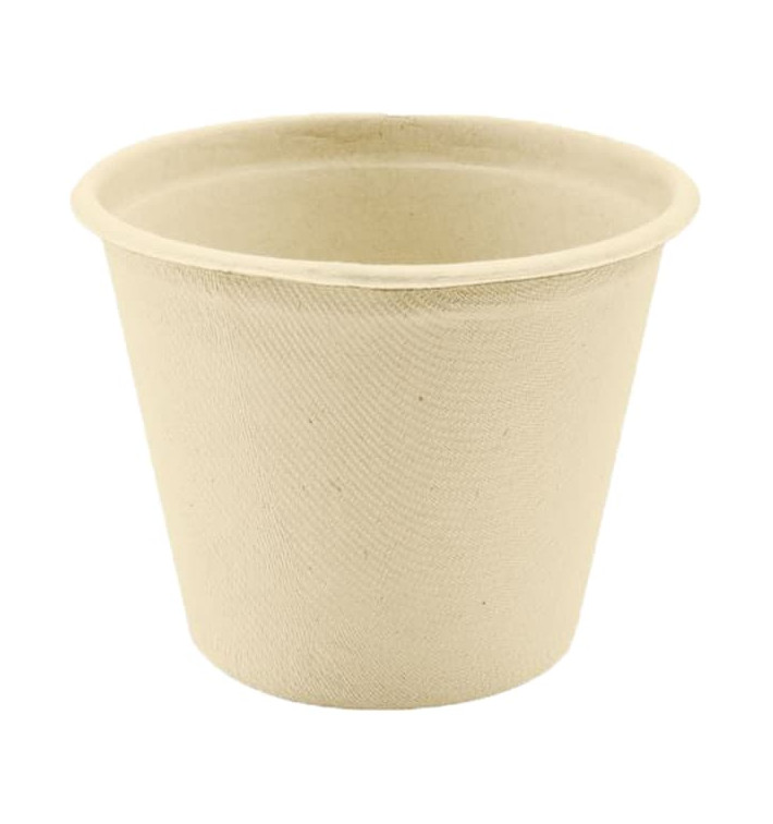 Copo Bio da Cana de Açúcar Natural Ø114mm 500ml (1000 Uds)