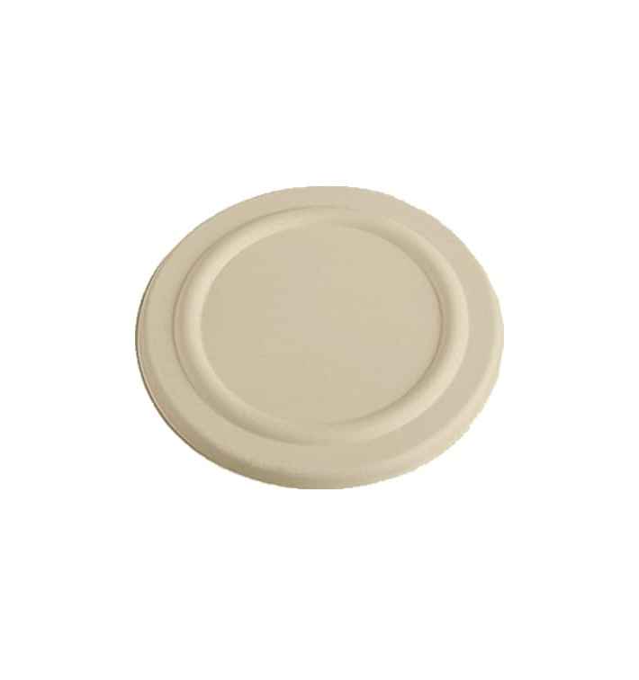 Tampa Bio da Cana da Açúcar Natural 500ml Ø115mm (50 Uds) Tampa Bio da Cana da Açúcar Natural 500ml Ø115mm (50 Uds)