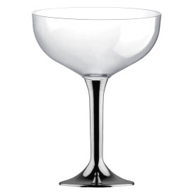 Copo PS Flute Champanhe Niquel Cromo 200ml 2P (20 Uds)