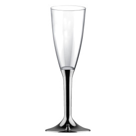 Copo PS Flute Champanhe Niquel Cromo 120ml 2P (20 Uds)
