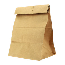 Saco de Papel Sem Asas Kraft 18+11x34cm (25 Unidades)