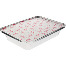 Tampa Forma Aluminio 890ml (100 Unidades)