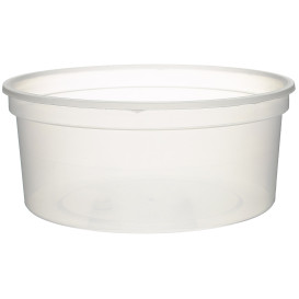 Embalagem Plastico Redondo Transp. 350ml  Ø11,5cm (500 Uds)