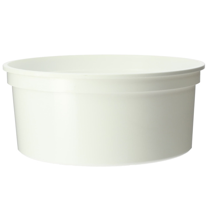 Embalagem Plastico Redondo Branco 350ml Ø11,5cm (50 Uds) Embalagem Plastico Redondo Branco 350ml Ø11,5cm (50 Uds)
