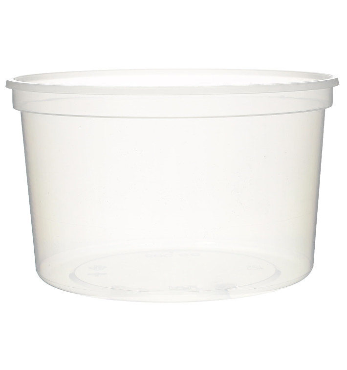 Embalagem Plastico Redondo Transp 500ml Ø11,5cm (500 Uds) Embalagem Plastico Redondo Transp 500ml Ø11,5cm (500 Uds)
