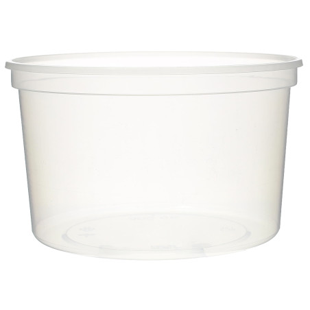 PP Frasco Plástico Transparente 500ml Ø11,5cm (50 Uds)