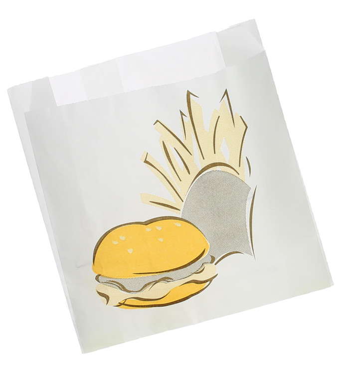 Saco de Papel Antigordura 15x5x16cm (1000 Uds) Saco de Papel Antigordura 15x5x16cm (1000 Uds)