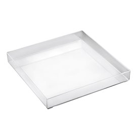 Bandeja Plastico Tray Transp. 30x30cm (1 Unidad)