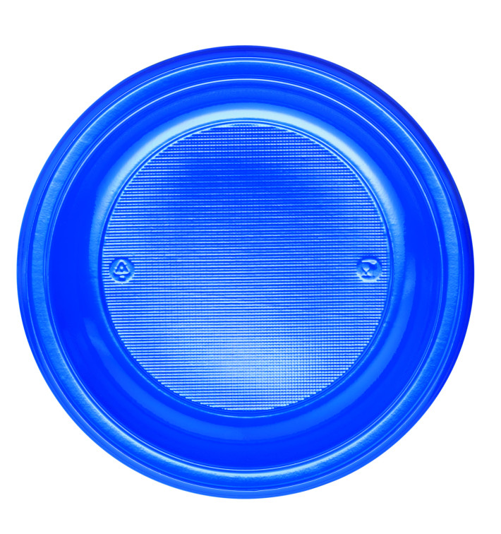 Plato de Plastico PS Llano Azul Oscuro Ø220mm (780 Unidades) Plato de Plastico PS Llano Azul Oscuro Ø220mm (780 Unidades)