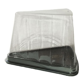 Embalagem Tampa Porção Bolo 12,4x8,75x8,2cm (50 Uds)