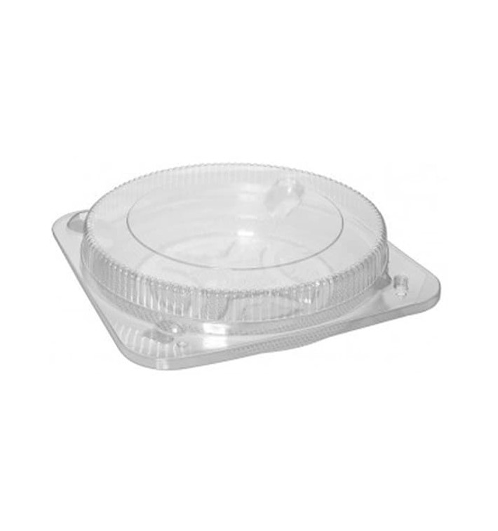 Caixa Plastico Quadrada Bolo Transparente Ø26cm (5 Uds) Caixa Plastico Quadrada Bolo Transparente Ø26cm (5 Uds)