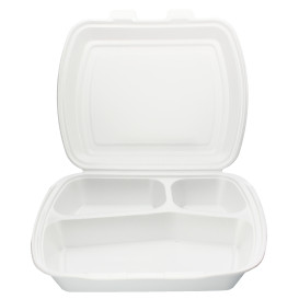 Embalagem Foam PortaMenus 3 Compartimientos (250 Uds)