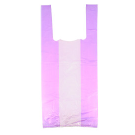 Saco Plastico Alça Lilás 35x50cm (200 Unidades)