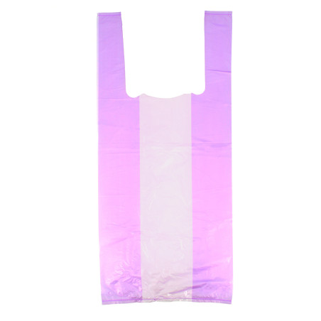 Saco Plastico Alça Lilás 35x50cm (200 Unidades)