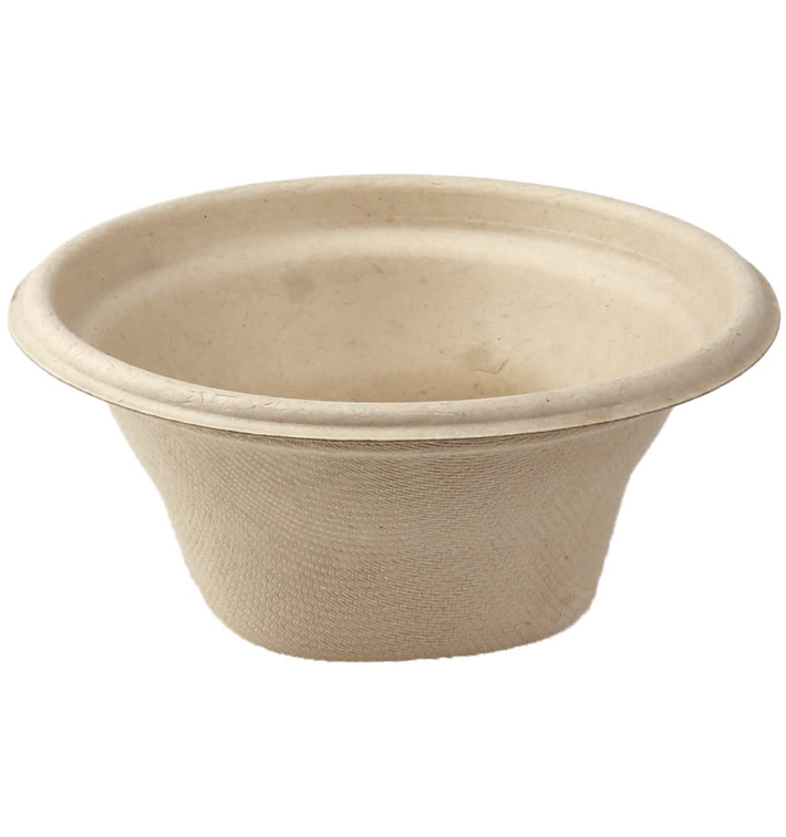 Tigela Cana-de-açúcar 250ml Ø13cm (100 Uds) Tigela Cana-de-açúcar 250ml Ø13cm (100 Uds)
