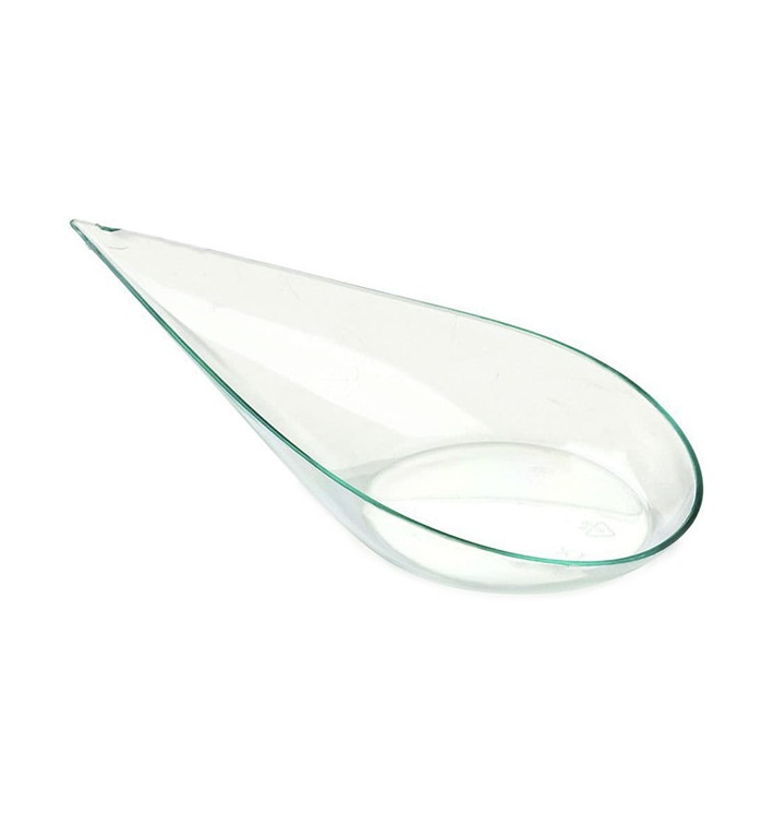Colher Plastico Degustação Asa em Ponta "Water Green" 5x10cm (200 Uds) Colher Plastico Degustação Asa em Ponta "Water Green" 5x10cm (200 Uds)