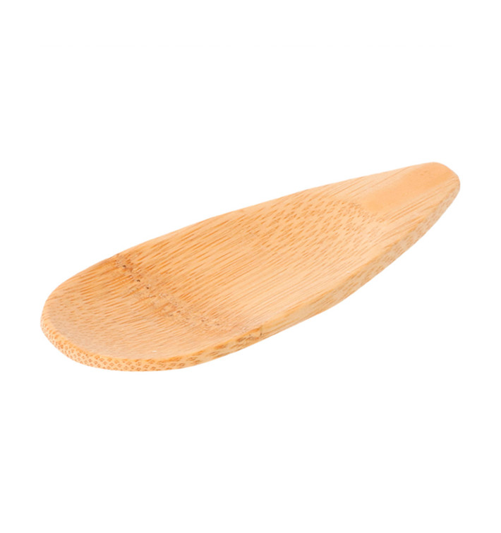 Colher Bambu Degustação 10x4cm (24 Unidades) Colher Bambu Degustação 10x4cm (24 Unidades)