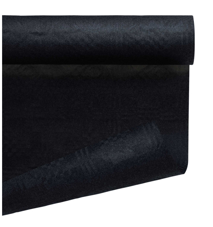 Toalha Papel Rolo Mesa Preto 1,2x7m (25 Uds)