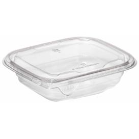 Tigela de Plastico Inviolável PET 250ml 140x120x30mm (84 Uds)