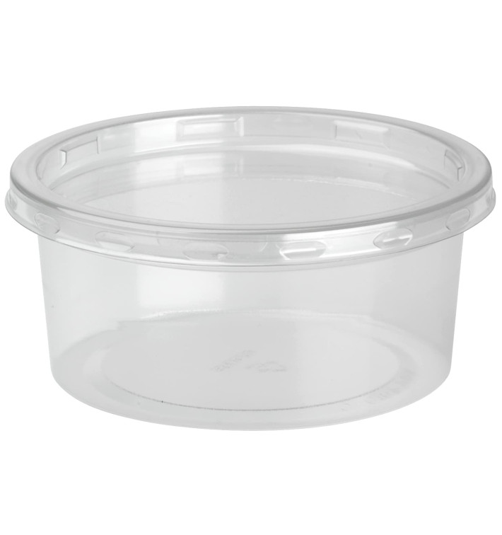Embalagem Plastico rPET DeliLite con Tampa 7,6oz/217ml (500 Uds) Embalagem Plastico rPET DeliLite con Tampa 7,6oz/217ml (500 Uds)