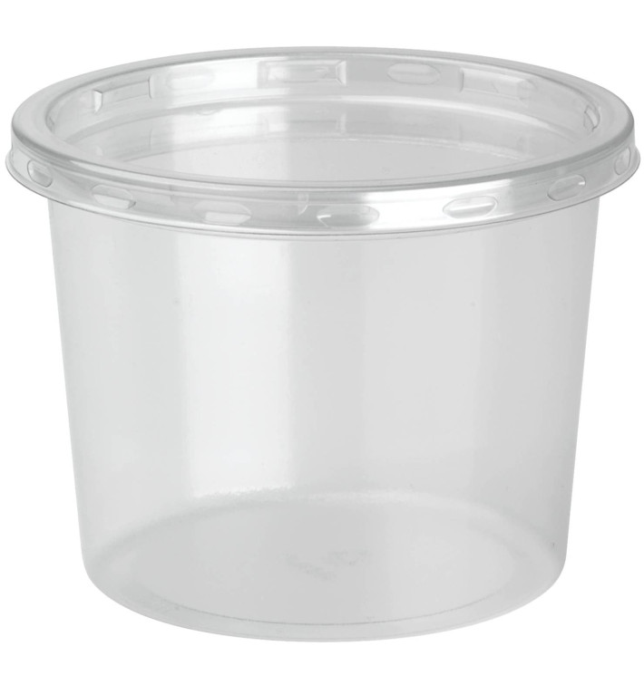 Embalagem Plastico rPET DeliLite con Tampa 9,8oz/279ml (50 Uds) Embalagem Plastico rPET DeliLite con Tampa 9,8oz/279ml (50 Uds)