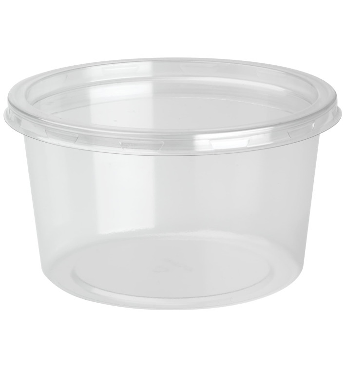 Embalagem Plastico rPET DeliLite con Tampa 19,4 Oz/550ml (50 Uds) Embalagem Plastico rPET DeliLite con Tampa 19,4 Oz/550ml (50 Uds)