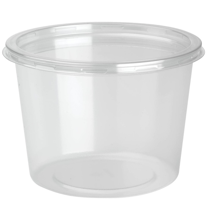 Embalagem Plastico rPET DeliLite con Tampa 24,6 Oz/700ml (300 Uds) Embalagem Plastico rPET DeliLite con Tampa 24,6 Oz/700ml (300 Uds)