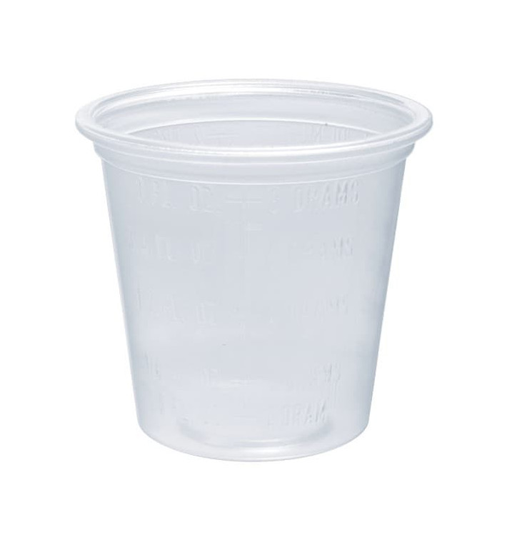 Copo para Molhos PP Trans. Medir 35ml Ø4,8cm (2500 Uds) Copo para Molhos PP Trans. Medir 35ml Ø4,8cm (2500 Uds)