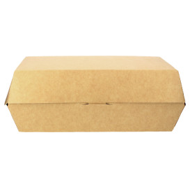 Embalagem Cartao Sanduíche Kraft 20x10x8cm (200 Uds)