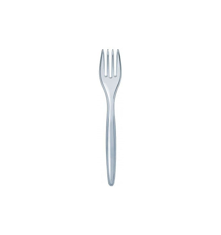 Garfo Plastico Luxury Transparente 175mm (100 Uds) Garfo Plastico Luxury Transparente 175mm (100 Uds)