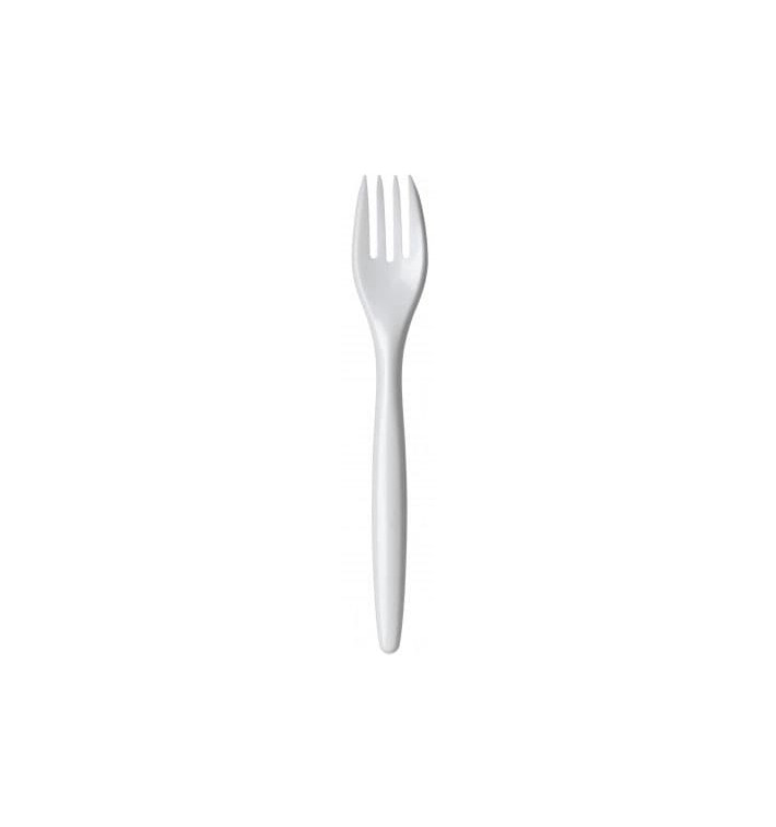 Garfo Plastico Luxury Branco 175mm (2.000 Uds) Garfo Plastico Luxury Branco 175mm (2.000 Uds)