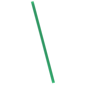 Palhina Flexíve Embalada PLA Verde Ø6mm 24cm (400 Uds)