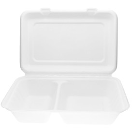 Embalagem Hamburguer 2C Cana-de-açúcar 320x240x50mm (50 Uds)