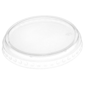 Tampa Plana Fechada PET Cristal Ø9,5cm (1792 Uds)