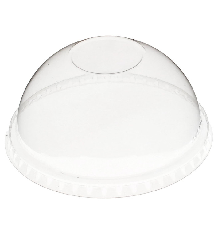 Tampa Cúpula Fechada PET Cristal Ø9,3cm (100 Uds) Tampa Cúpula Fechada PET Cristal Ø9,3cm (100 Uds)